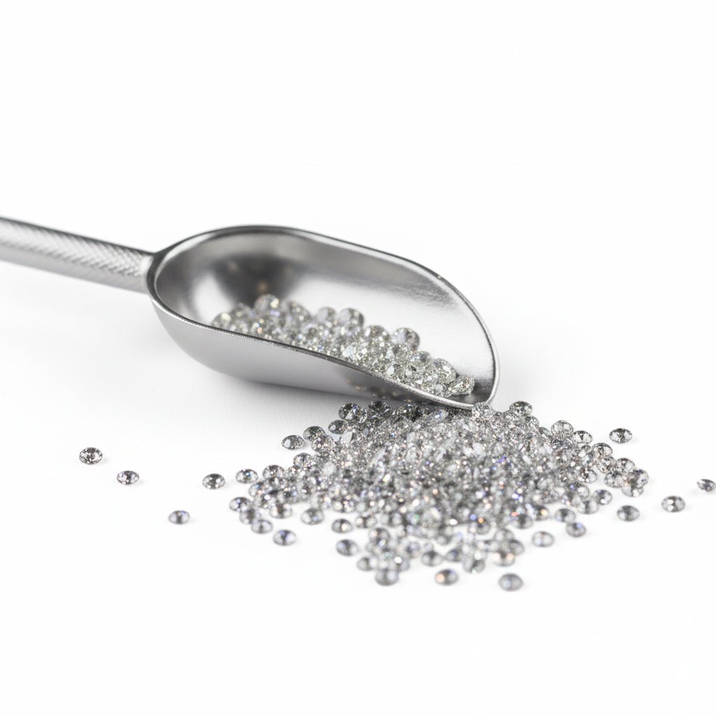 1 Ct. 0.90 - 1.00 mm White Round Melee