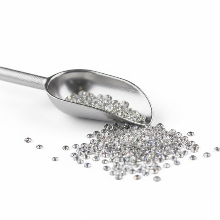 1 Ct. Natural Round White Melee