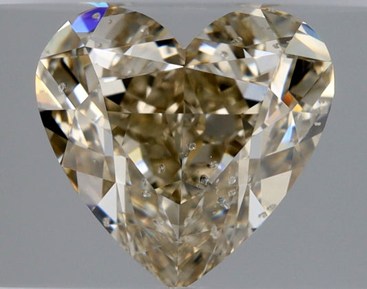 Heart 1.21 Ct. W-X,Light Brown SI2 -  EX VG