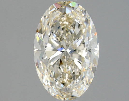 Oval 1.3 Ct. K,Faint Brown VS1 -  EX EX