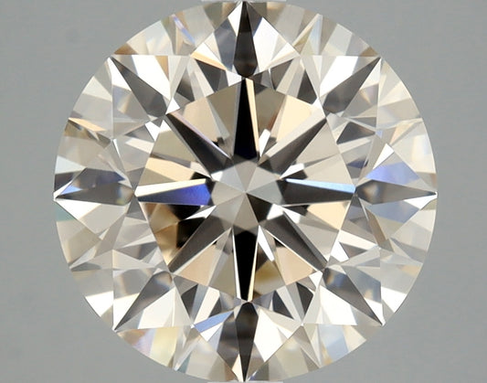 Round 3.01 Ct. M,Faint Brown VVS1 - EX EX EX