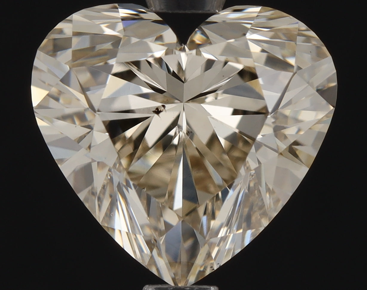 Heart 1.5 Ct. U-V,Light Brown SI1 -  VG VG