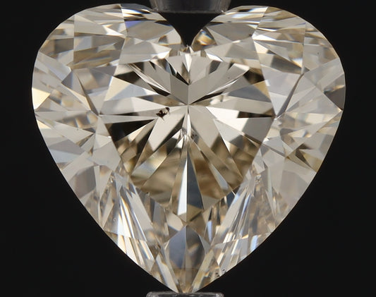 Heart 1.5 Ct. U-V,Light Brown SI1 -  VG VG