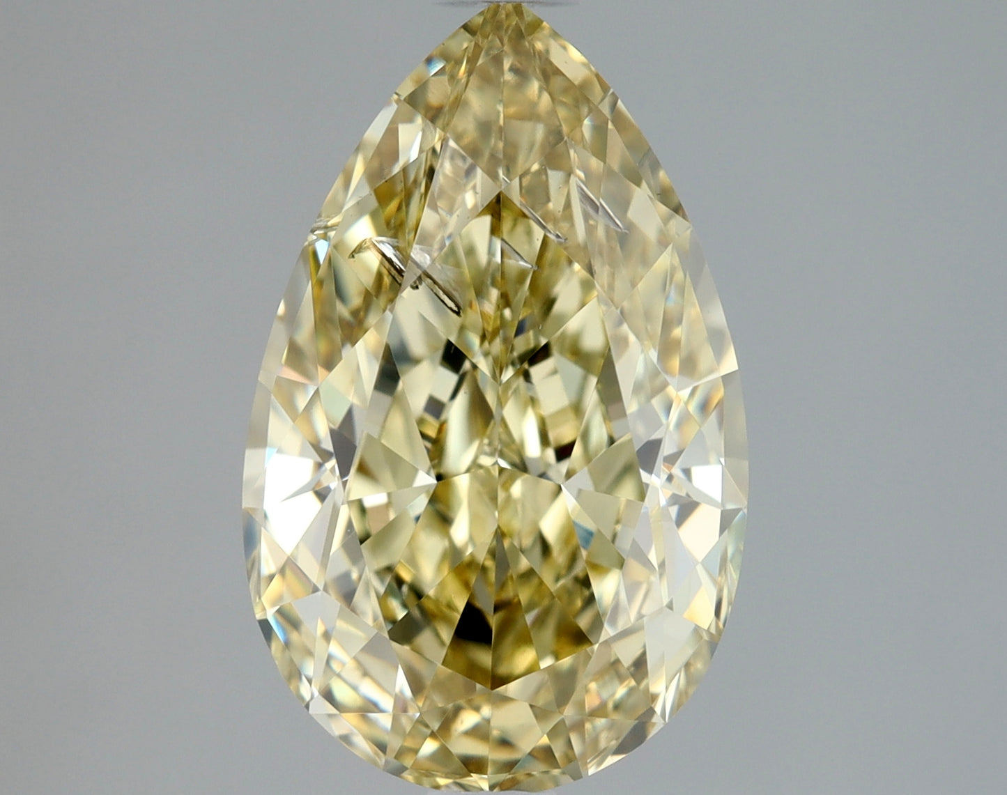 Pear 2.02 Ct. FBY SI2 -  EX VG