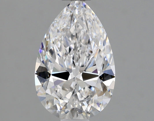 Pear 0.91 Ct. D VVS1 -  EX EX