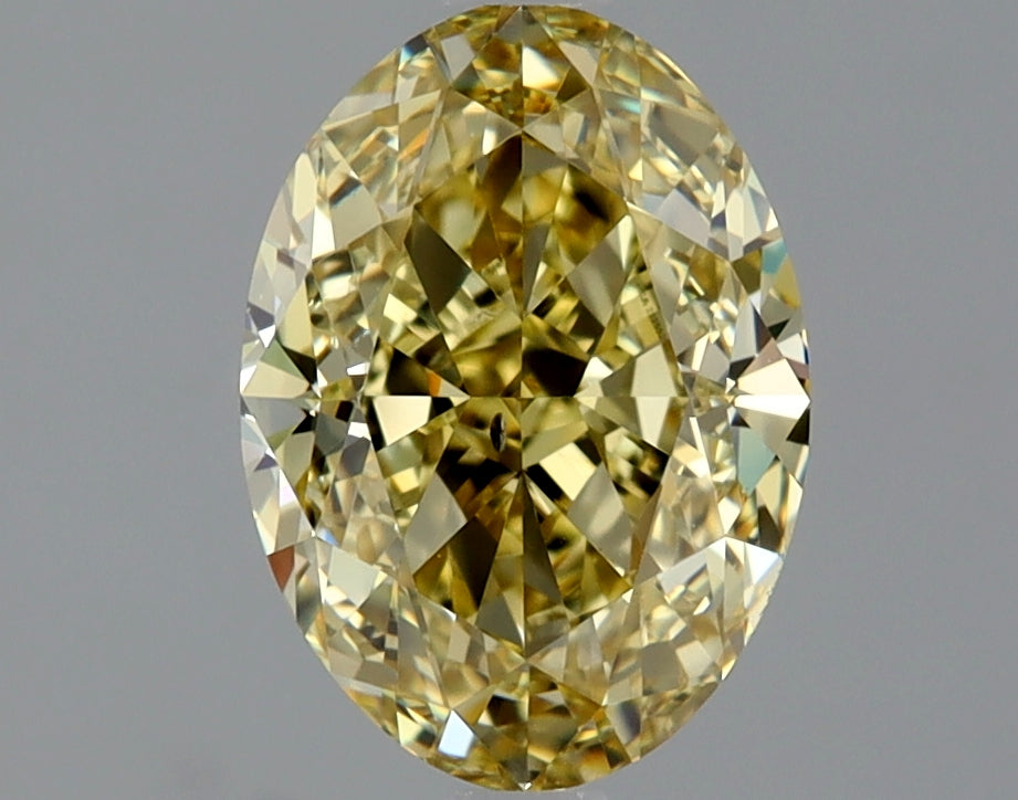 Oval 2.01 Ct. FBY SI1 -  EX VG