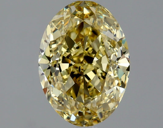 Oval 2.01 Ct. FBY SI1 -  EX VG