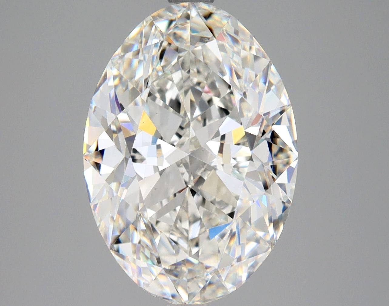Oval 5.01 Ct. F VS2 -  EX VG