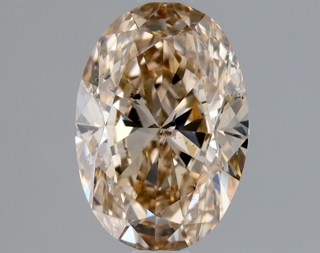 Oval 1.01 Ct. Y-Z, Light Brown SI2 -  EX VG