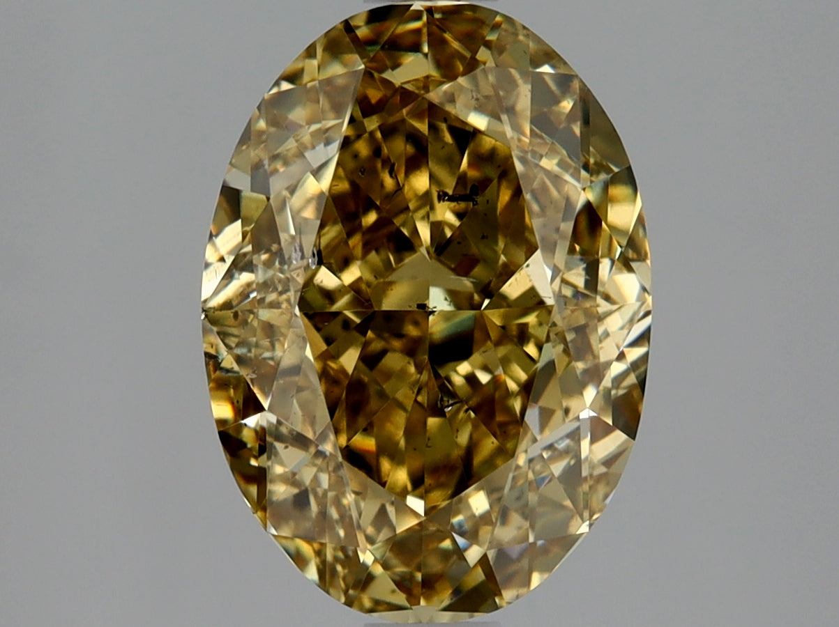 Oval 2.52 Ct. FBY SI2 -  EX VG