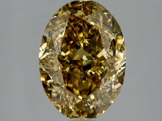 Oval 2.52 Ct. FBY SI2 -  EX VG