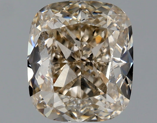 Cushion 0.9 Ct. U-V,Light Brown SI1 -  EX VG
