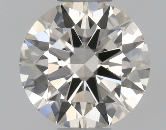 Round 0.42 Ct. L,Faint Brown VVS1 - EX EX EX