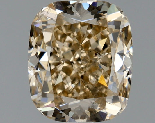 Cushion 1.01 Ct. W-X,Light Brown SI1 -  EX G