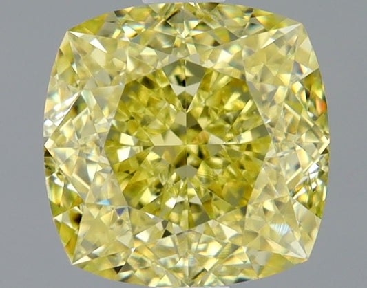Cushion 1.52 Ct. FIY VS2 -  EX VG