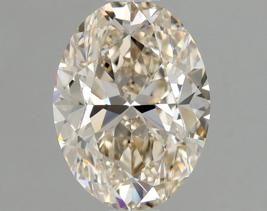 Oval 1 Ct. L,Faint Brown VVS2 -  EX EX