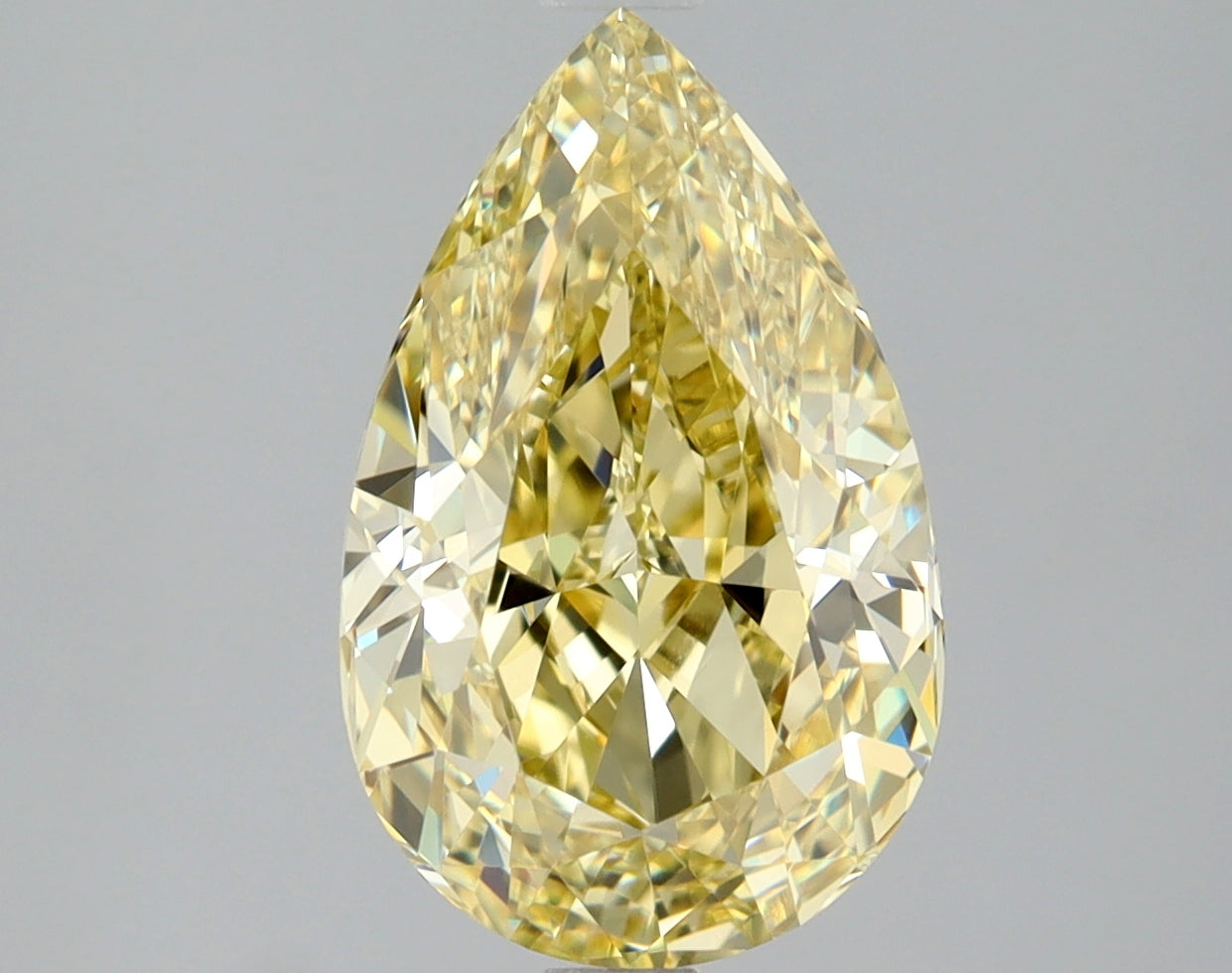 Pear 2.72 Ct. FY VVS2 -  VG G