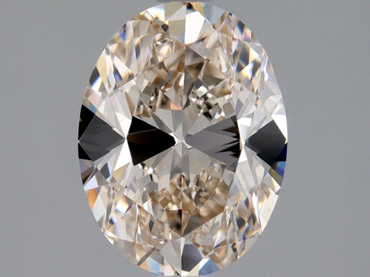 Oval 1.7 Ct. L,Faint Brown VVS1 -  EX VG