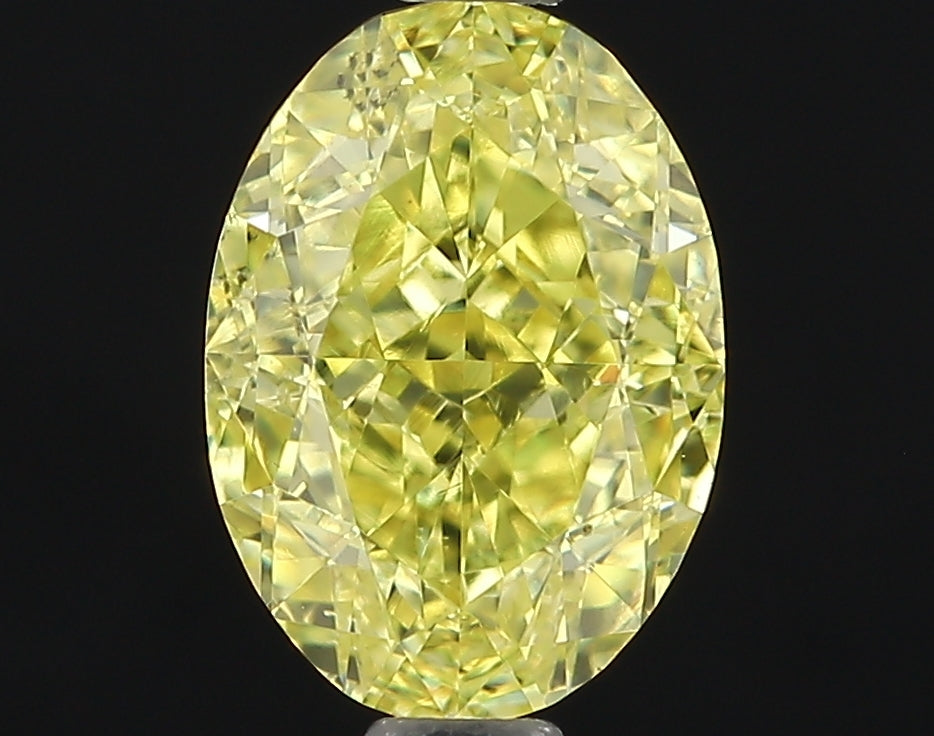 Oval 1.02 Ct. FIY SI1 -  VG VG