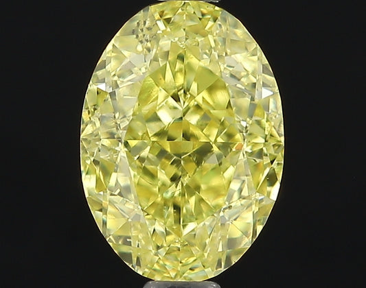 Oval 1.02 Ct. FIY SI1 -  VG VG