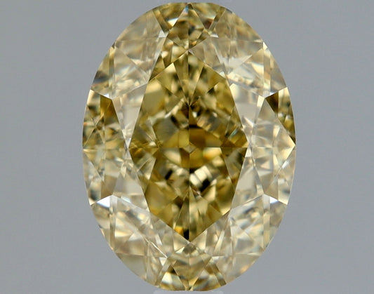 Oval 1.01 Ct. FBY SI2 -  EX VG