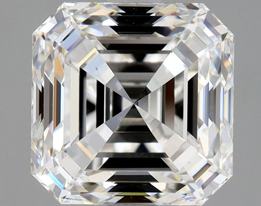 Asscher 2.5 Ct. F VS2 -  EX EX