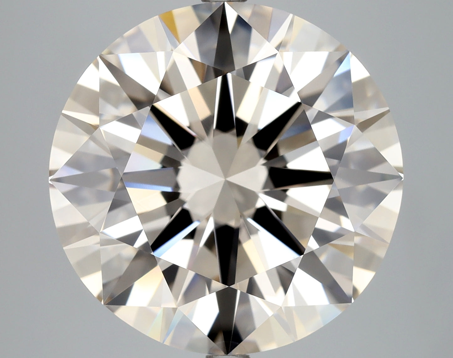 Round 11.04 Ct. K,Faint Brown IF - EX EX EX