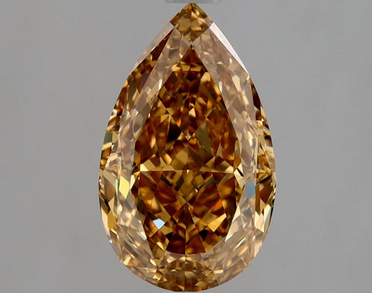 Pear 2.09 Ct. FBY IF -  EX VG