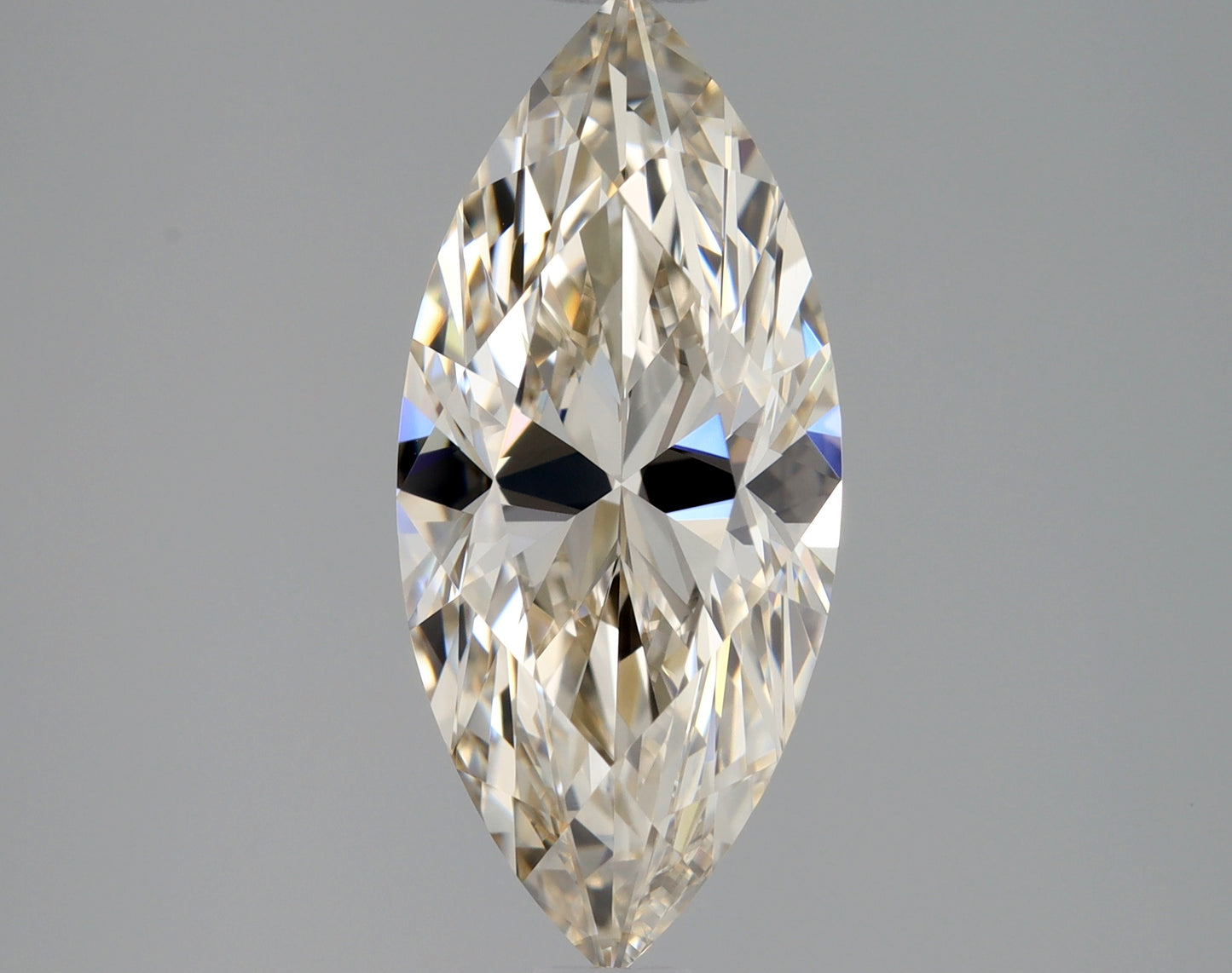 Marquise 1.4 Ct. L,Faint Brown VVS1 -  EX VG