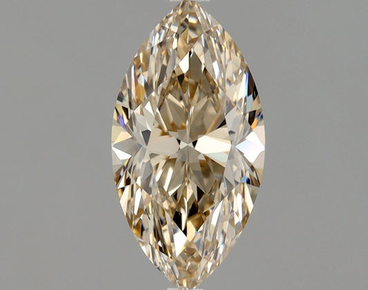 Marquise 1.01 Ct. S-T,Light Brown SI1 -  G VG