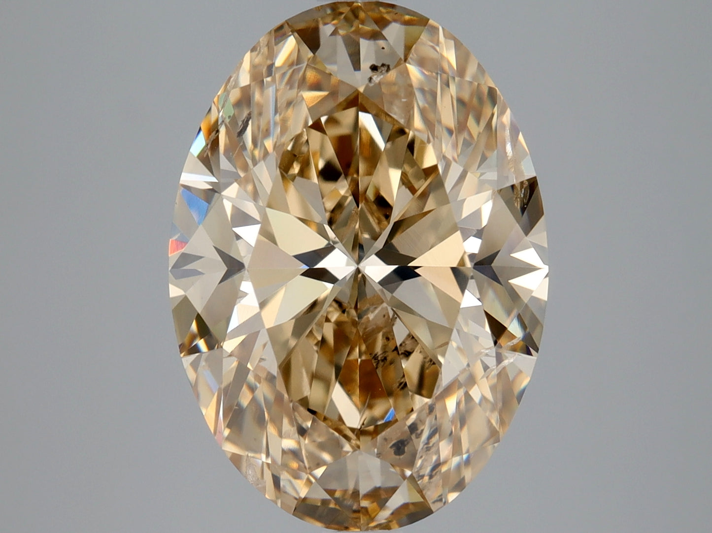 Oval 5.01 Ct. FBY SI2 -  VG EX