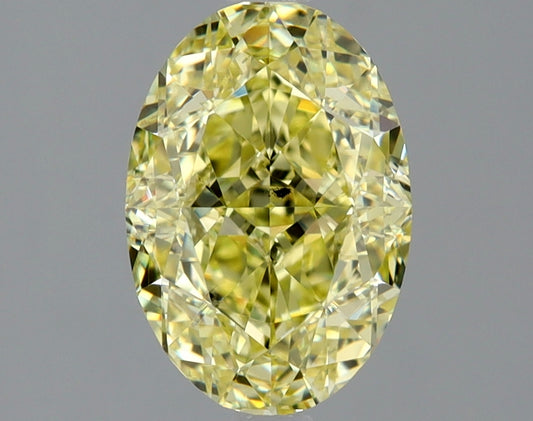 Oval 2.05 Ct. FY SI1 -  EX VG
