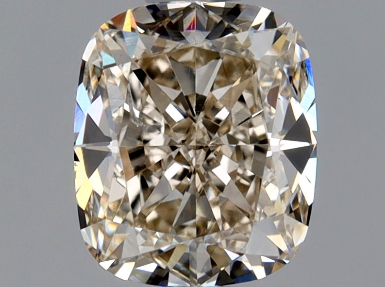 Cushion 1.02 Ct. S-T,Light Brown SI2 -  EX VG