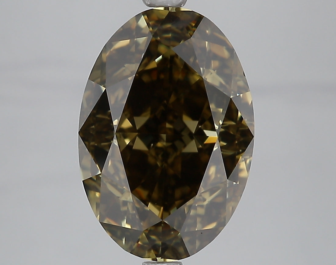 Oval 4.09 Ct. FDBGY VS2 -  EX VG