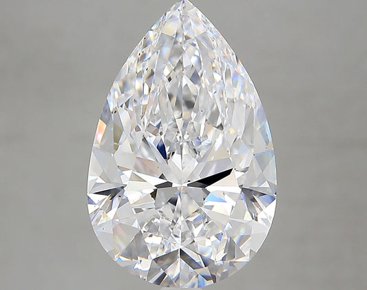 Pear 5.01 Ct. D SI1 -  EX EX