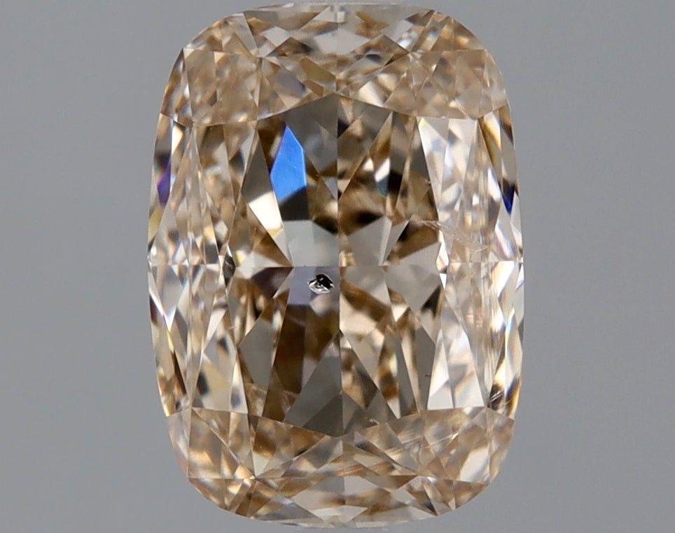 Cushion 2.07 Ct. Y-Z, Light Brown SI2 -  EX VG