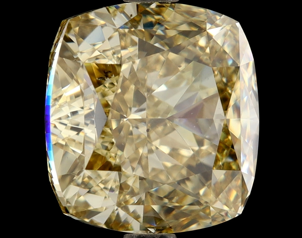 Cushion 3.01 Ct. FBY SI1 -  VG VG