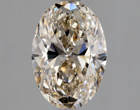 Oval 1.7 Ct. M,Faint Brown SI2 -  EX EX