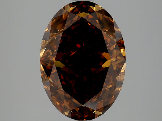 Oval 3.83 Ct. FDOY VVS1 -  EX EX