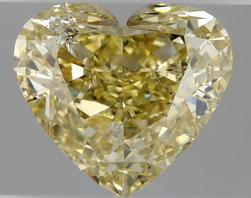Heart 1.51 Ct. FY SI2 -  EX VG