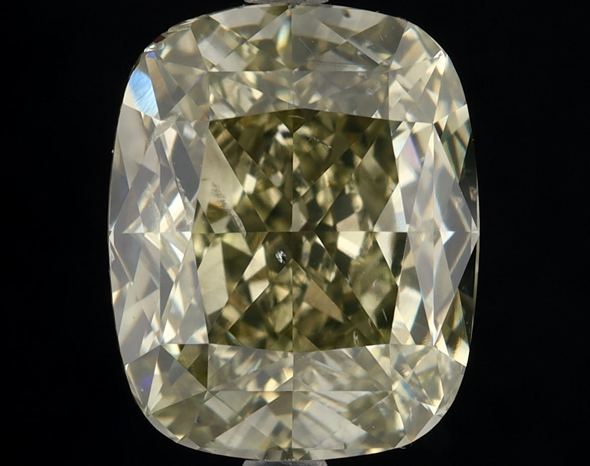 Cushion 4.01 Ct. FDBGY SI2 -  EX VG