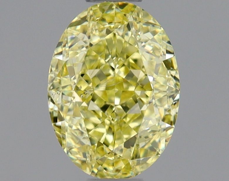 Oval 0.9 Ct. FY SI1 -  EX VG