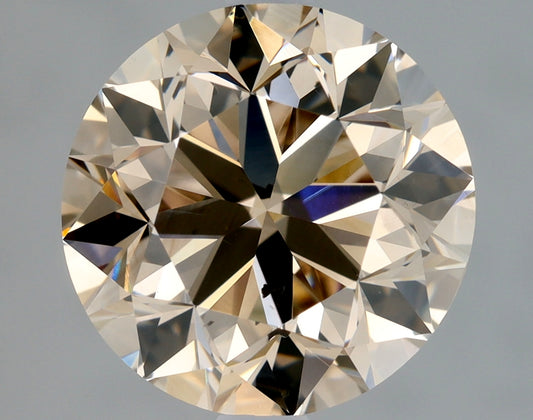Round 2.2 Ct. S-T,Light Brown SI2 - G VG VG