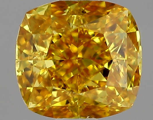 Cushion 0.39 Ct. FVOY VS2 -  EX VG