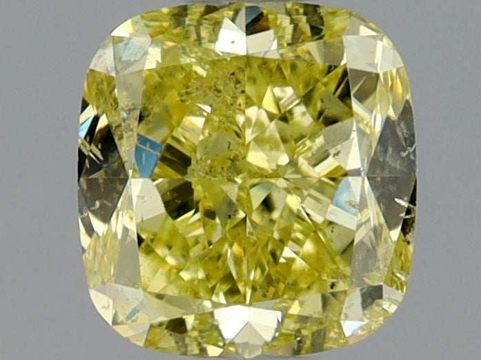 Cushion 0.88 Ct. FIY SI2 -  EX VG