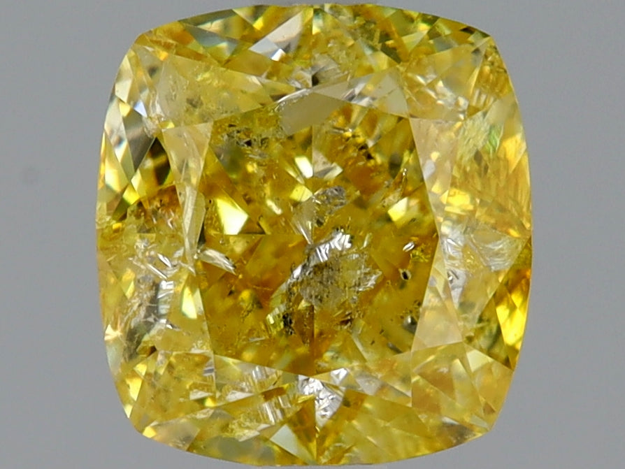 Cushion 1.71 Ct. FVY I3 -  EX VG