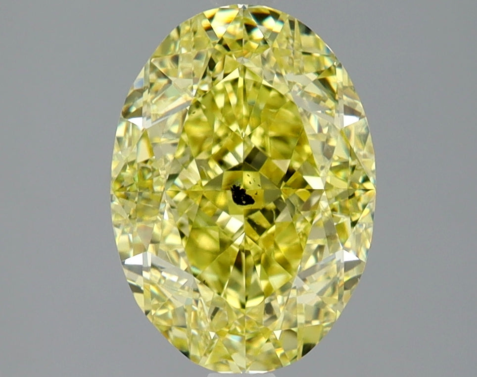 Oval 3.06 Ct. FIY SI2 -  EX EX