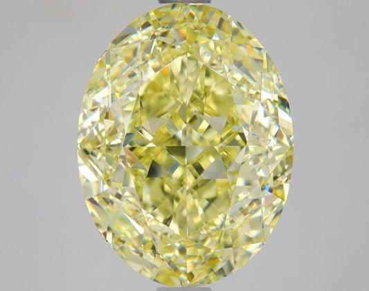 Oval 4.22 Ct. FY VVS2 -  EX VG