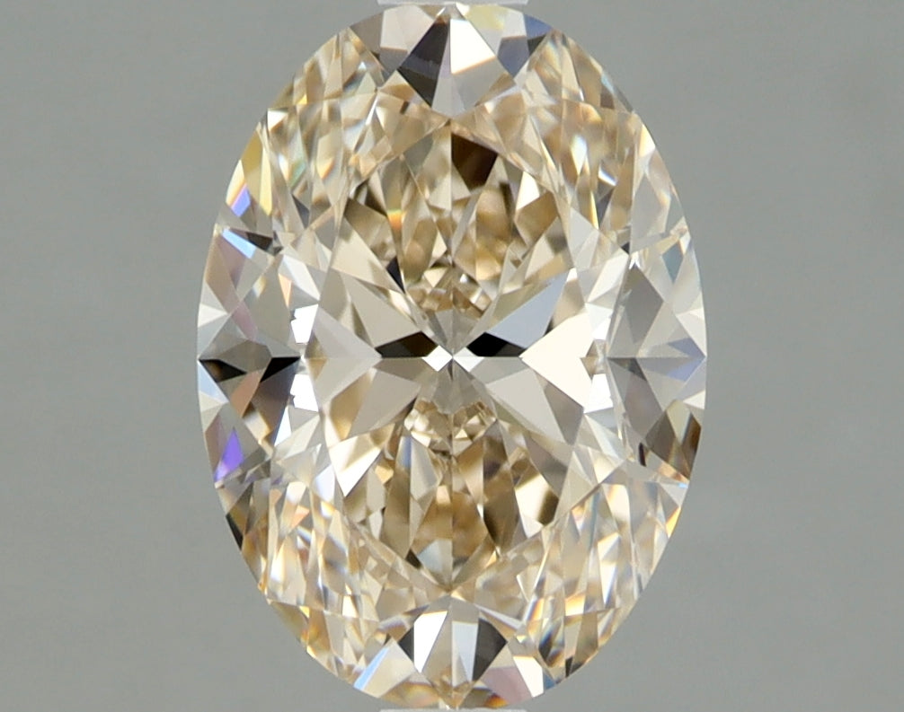 Oval 1.31 Ct. M,Faint Brown VVS1 -  VG EX