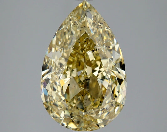 Pear 4.03 Ct. FBY SI2 -  EX VG